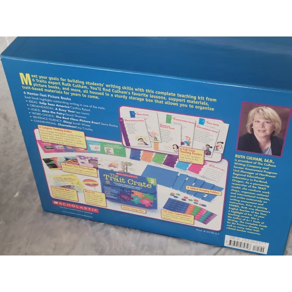 Scholastic The Trait Crate Grade 2 Writing Resource Kit Ruth Culham excellent!